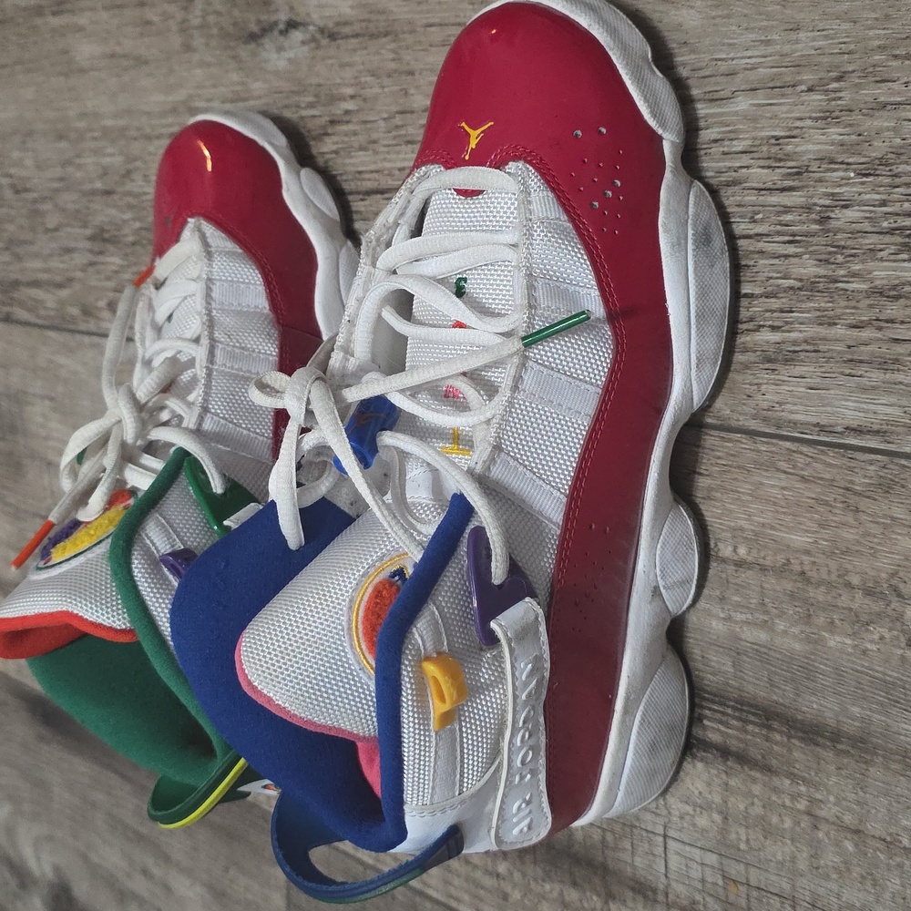 2019 Nike Air Jordan 6 Rings  MultiColor Sneakers